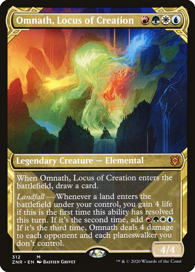 Omnath, Locus of Creation (Showcase) [Zendikar Rising]