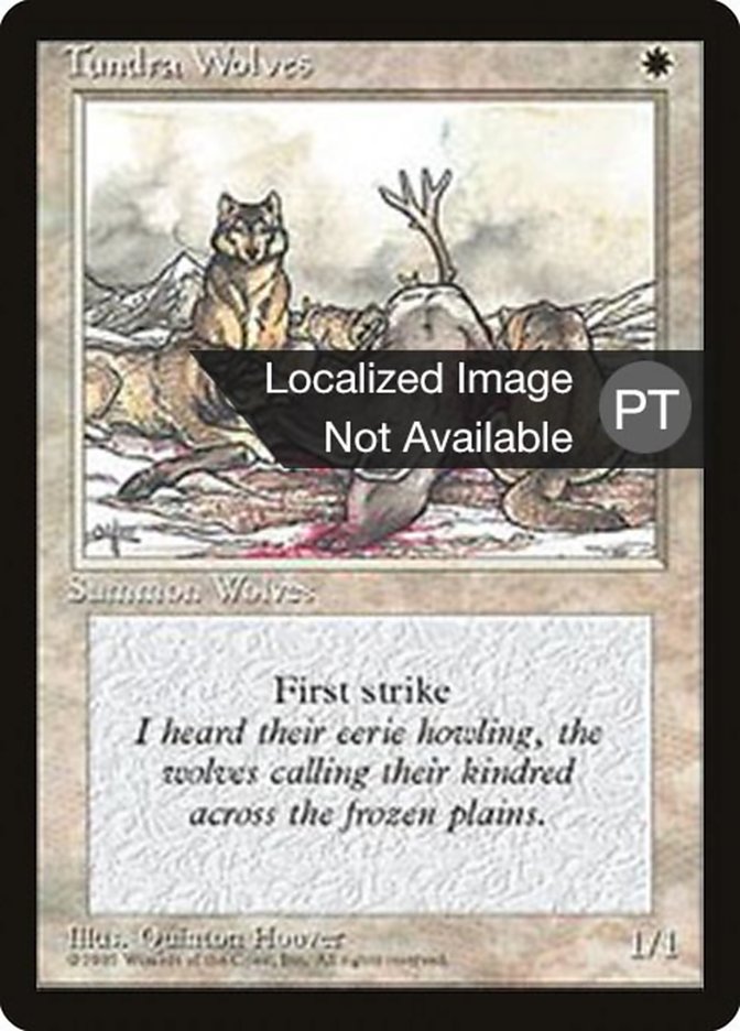 Tundra Wolves [Fourth Edition (Foreign Black Border)]
