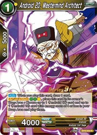 Android 20, Mastermind Architect (BT9-054) [Universal Onslaught Prerelease Promos]