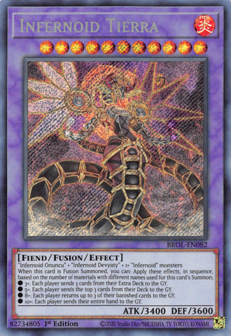 Infernoid Tierra [BROL-EN082] Secret Rare