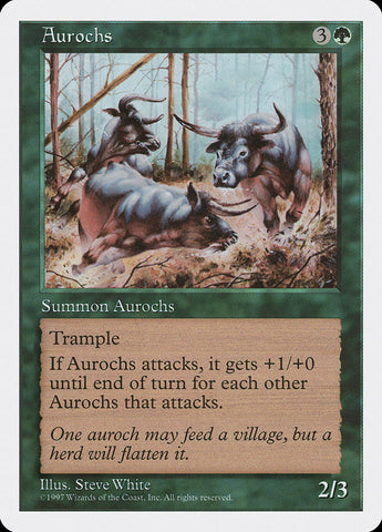 Aurochs [Fifth Edition]