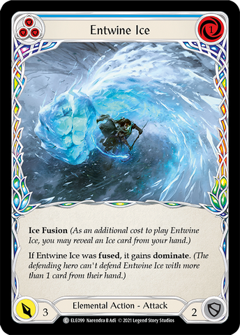 Entwine Ice (Blue) [ELE099] (Tales of Aria)  1st Edition Normal