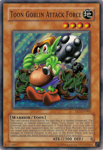 Toon Goblin Attack Force [DL7-EN001] Super Rare