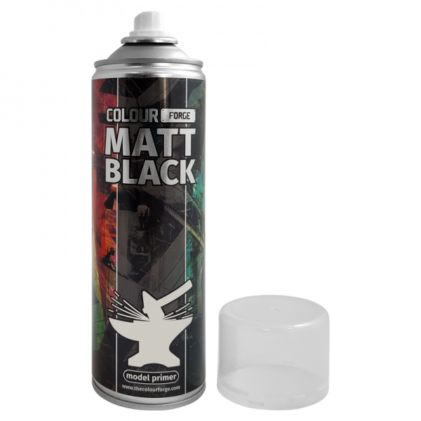 The Colour Forge Matt Black Spray (500ml)