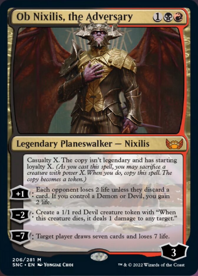 Ob Nixilis, the Adversary [Streets of New Capenna]