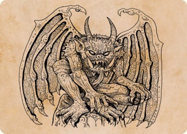 Cloister Gargoyle (Showcase) Art Card [Dungeons & Dragons: Adventures in the Forgotten Realms Art Series]