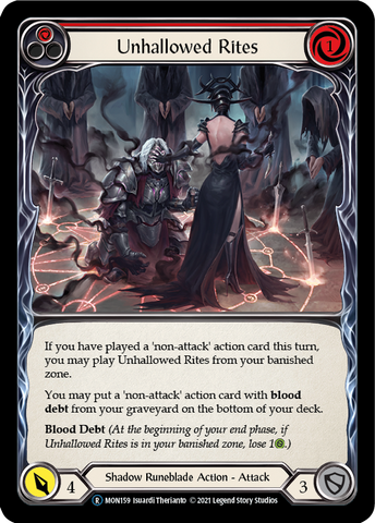 Unhallowed Rites (Red) [U-MON159] (Monarch Unlimited)  Unlimited Normal