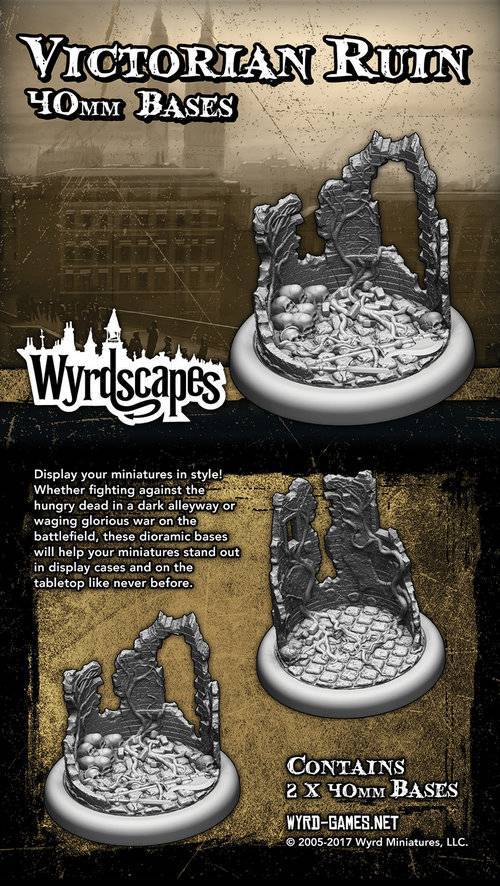 Victorian 40MM - Bases - Malifaux - WYRWS002