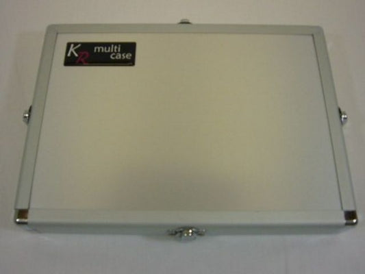 KR Case Aluminium Accessory Case Empty Silver