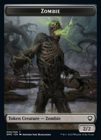 Phyrexian // Zombie Double-Sided Token [Dominaria United Tokens]