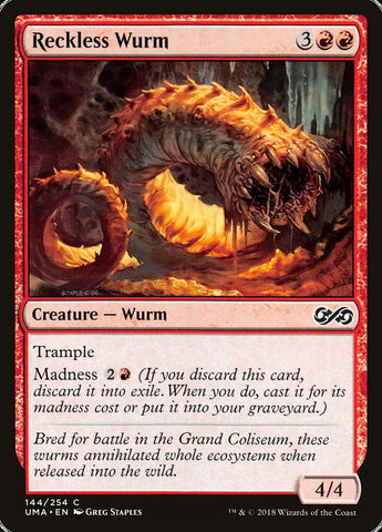 Reckless Wurm [Ultimate Masters]