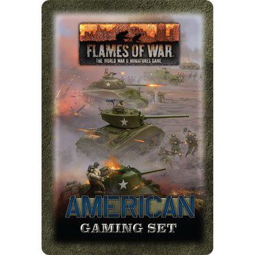 Flames of War - American Gaming Set (x20 Tokens, x2 Objectives, x16 Dice)