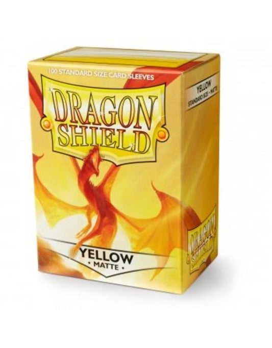 Dragon Shield 100 Standard Matte Sleeves - Yellow