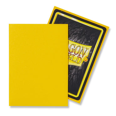 Dragon Shield 100 Standard Matte Sleeves - Yellow
