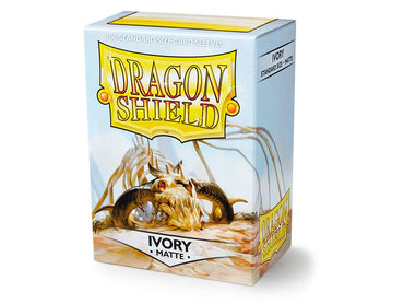 Dragon Shield 100 Standard Matte Sleeves - Ivory