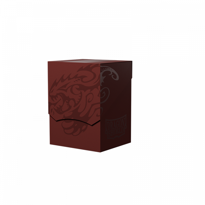 Dragon Shield Single Deck Shell - Blood Red/Black 100+