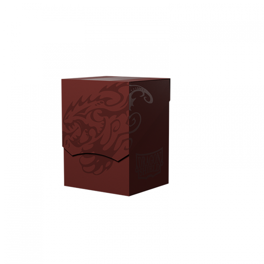 Dragon Shield Single Deck Shell - Blood Red/Black 100+