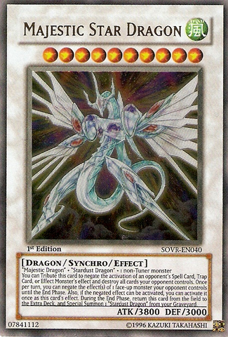 Majestic Star Dragon [SOVR-EN040] Ultra Rare