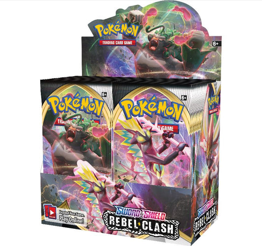 Pokemon SM14 Sword and Shield 2 Rebel Clash Booster Box 36 Packs