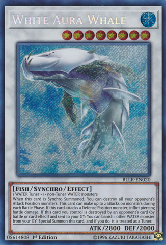 White Aura Whale [BLLR-EN020] Secret Rare