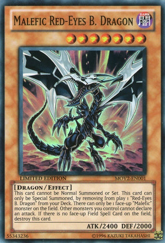 Malefic Red-Eyes B. Dragon [MOV2-EN001] Super Rare