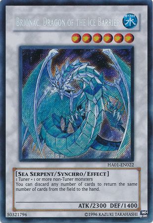 Brionac, Dragon of the Ice Barrier [HA01-EN022] Secret Rare