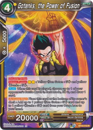 Gotenks, the Power of Fusion (BT10-112) [Rise of the Unison Warrior]