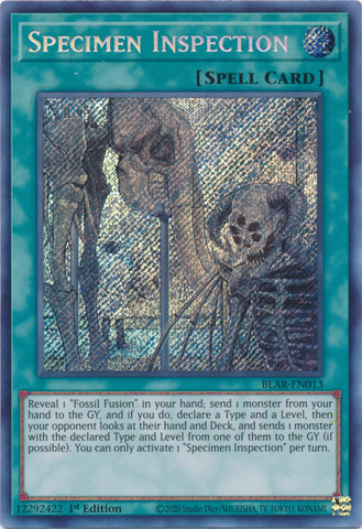 Specimen Inspection [BLAR-EN013] Secret Rare