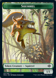 Bird // Squirrel Double-Sided Token [Modern Horizons 2 Tokens]