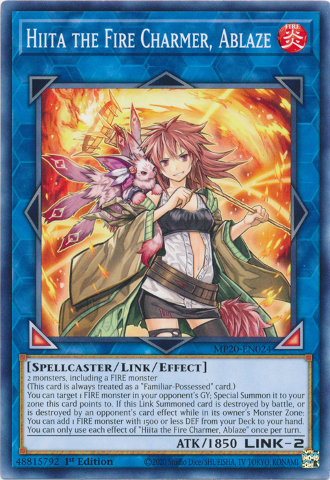 Hiita the Fire Charmer, Ablaze [MP20-EN024] Common