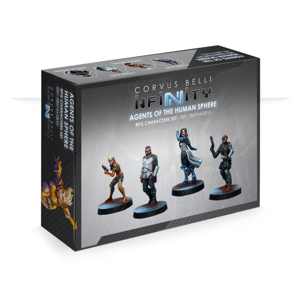 Agents of the Human Sphere RPG Characters Set Infinity Corvus Belli