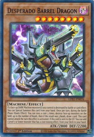 Desperado Barrel Dragon (Blue) [LDS1-EN076] Ultra Rare