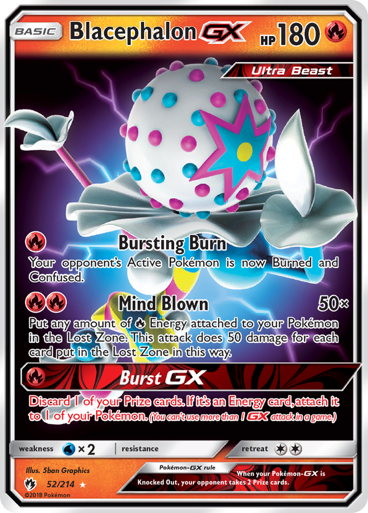 Blacephalon GX (52/214) [Sun & Moon: Lost Thunder]