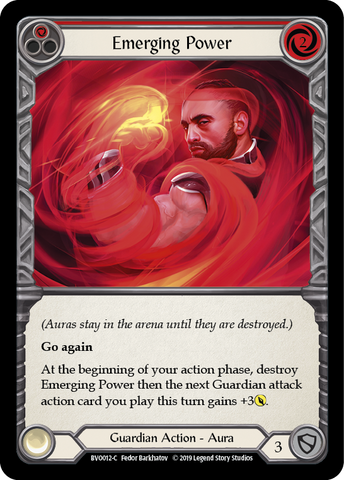 Emerging Power (Red) [BVO012-C] (Bravo Hero Deck)  1st Edition Normal