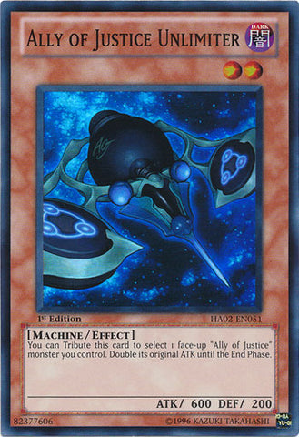 Ally of Justice Unlimiter [HA02-EN051] Super Rare