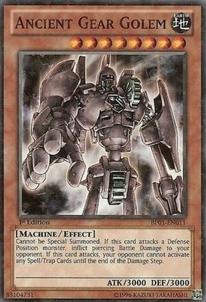 Ancient Gear Golem [BP01-EN011] Starfoil Rare