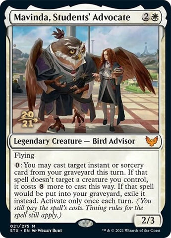 Mavinda, Students' Advocate [Strixhaven: School of Mages Prerelease Promos]