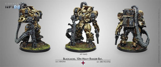Code One Blackjacks, 10th Heavy Ranger Bat. (AP HMG) Infinity Corvus Belli