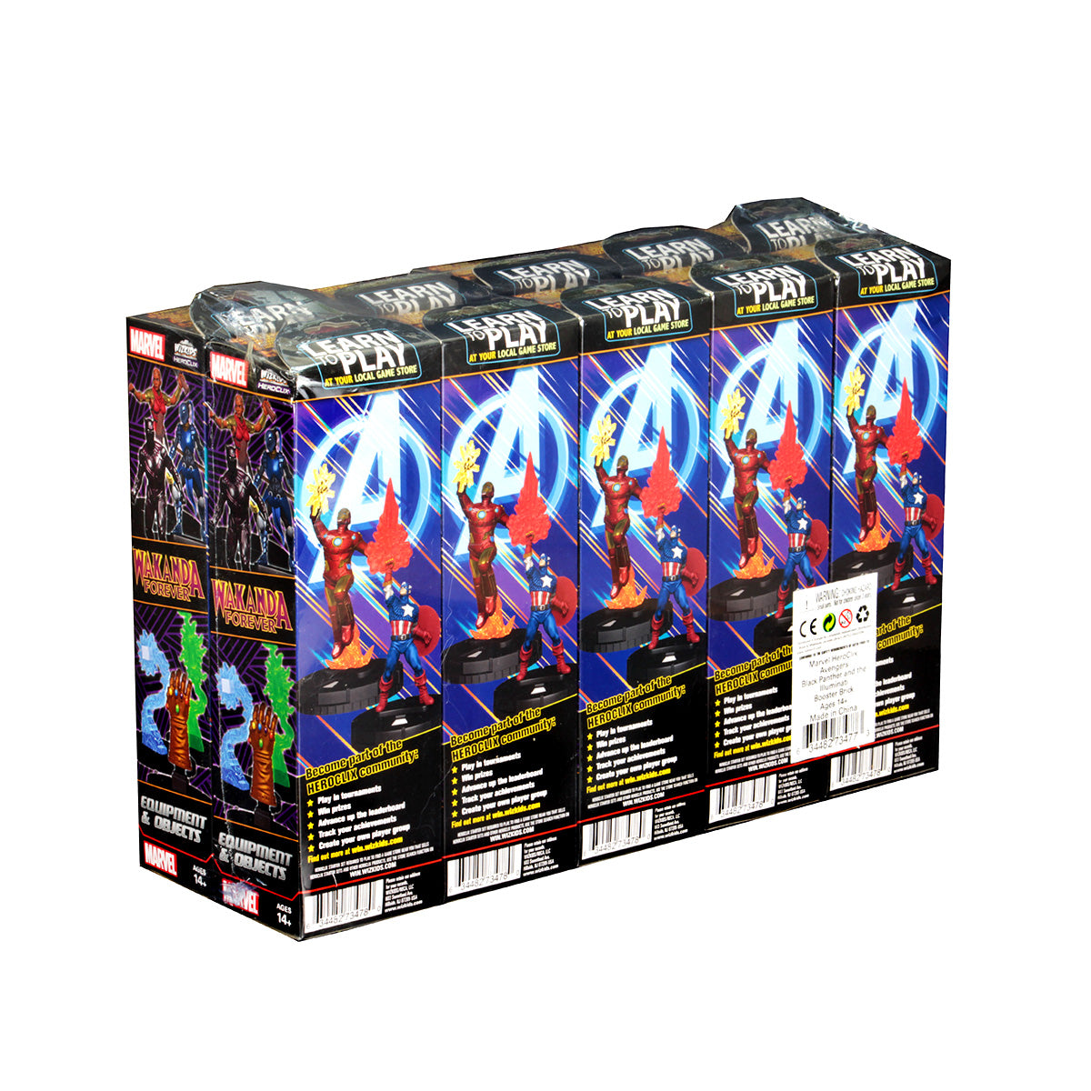 Heroclix Marvel Avengers Black Panther and the Illuminati Booster Brick