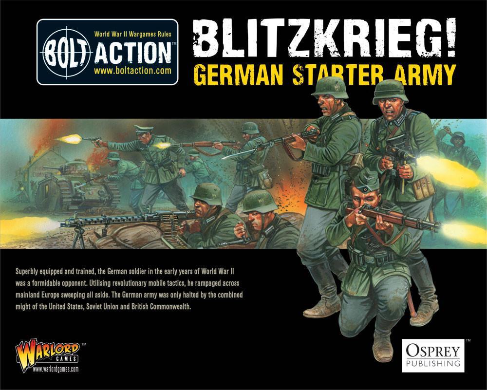 Bolt Action 1000pts Blitzkrieg German Army