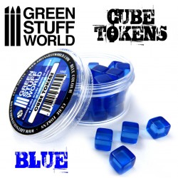 Green Stuff World: Cube Tokens - Blue