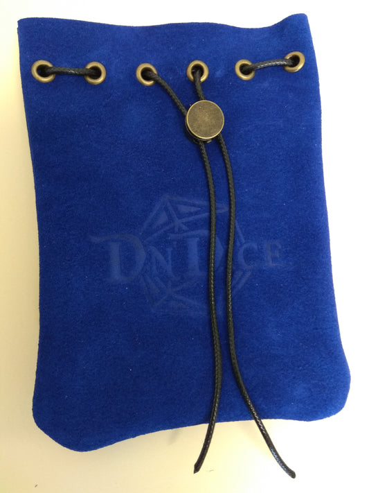 Blue / Black Suede Bag of Holding - Dndice