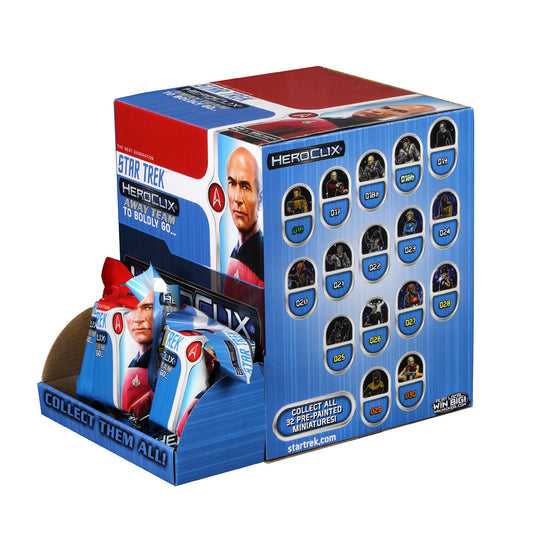 HeroClix Star Trek The Next Generation To Boldly Go Gravity Feed 24 Packs