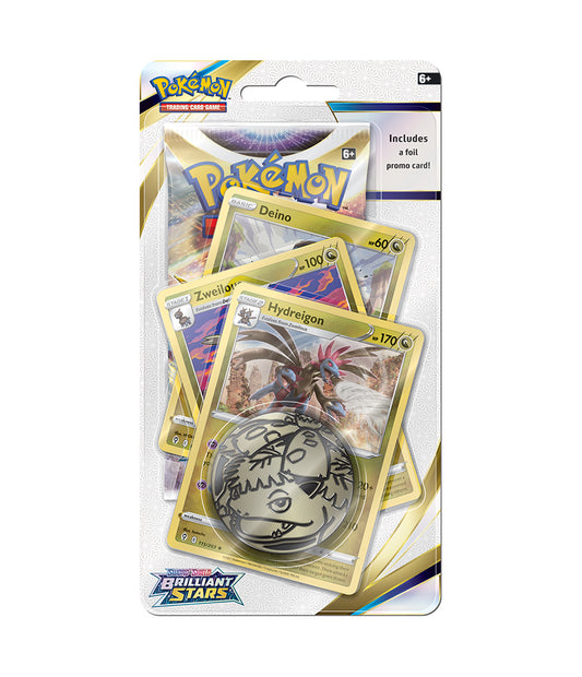Pokémon TCG: Brilliant Stars: Hydreigon Premium Checklane Blister