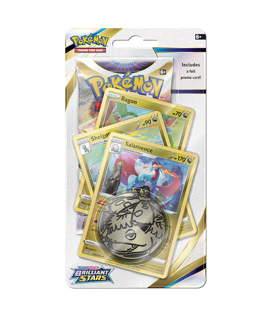 Pokémon TCG: Brilliant Stars: Salamence Premium Checklane Blister