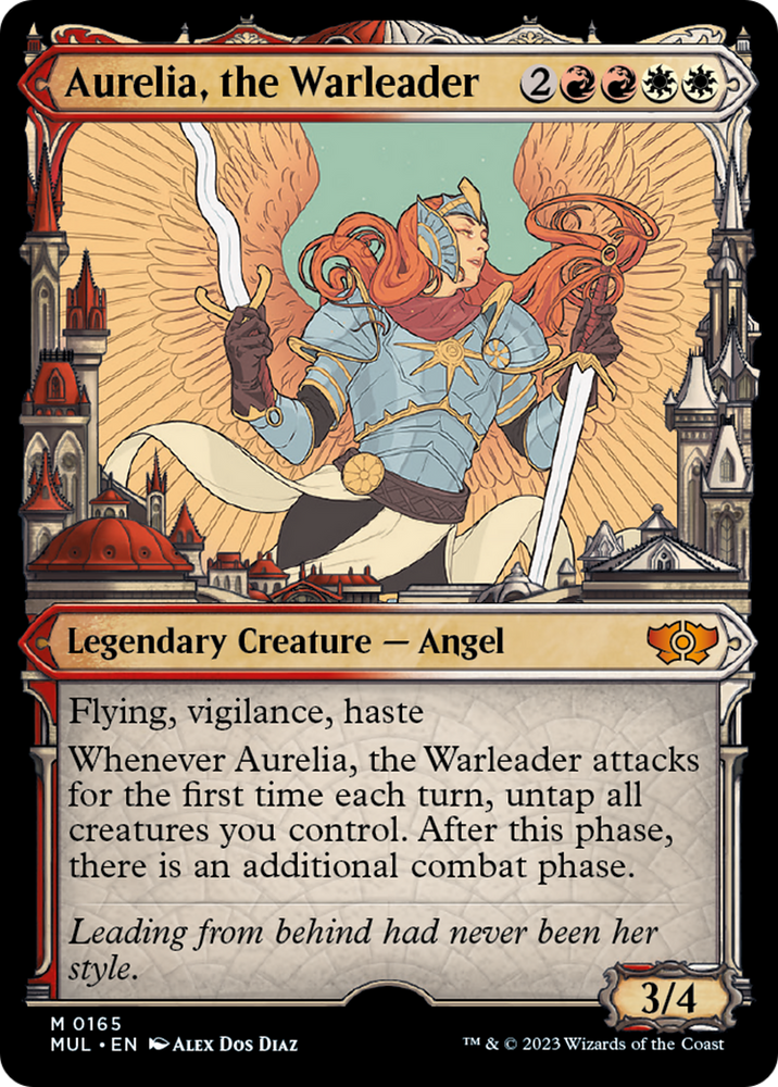 Aurelia, the Warleader (Halo Foil) [Multiverse Legends]