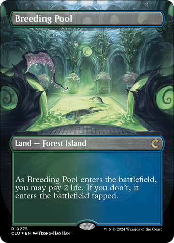 Breeding Pool (Borderless) [Ravnica: Clue Edition]