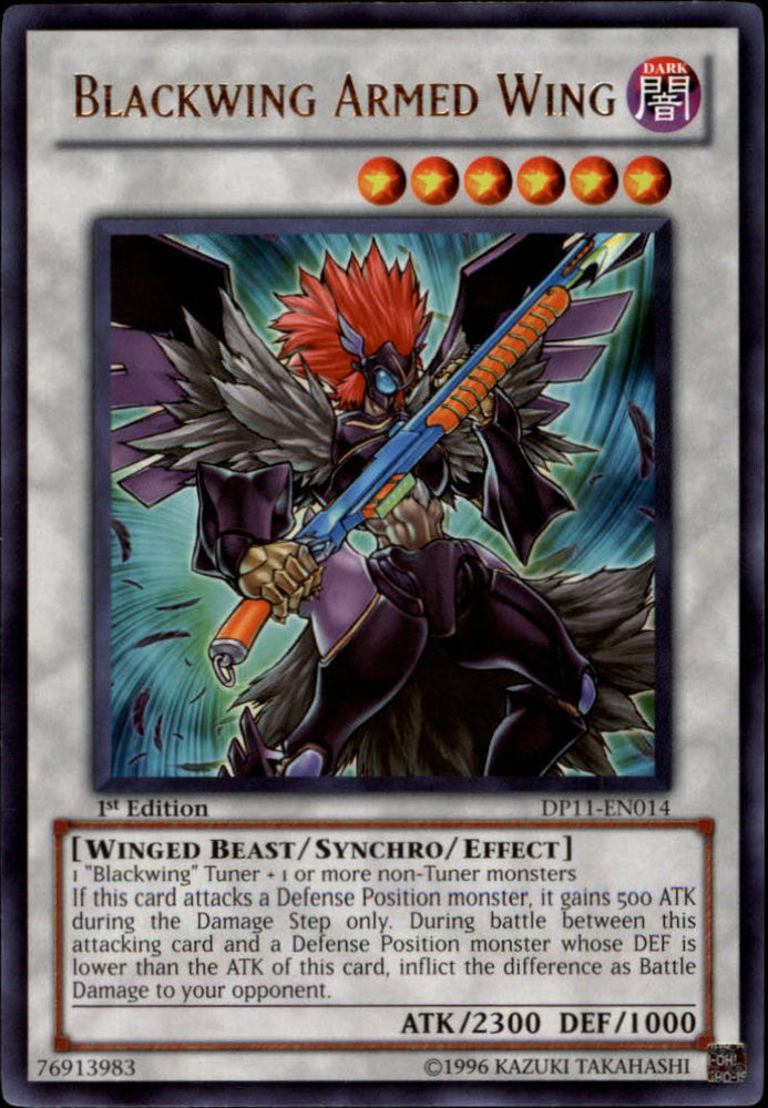 Blackwing Armed Wing [DP11-EN014] Rare