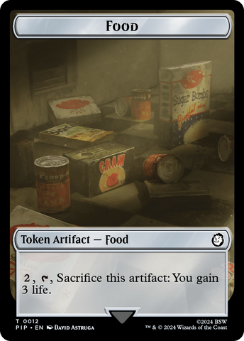 Food (0012) // Copy Double-Sided Token [Fallout Tokens]