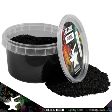 Basing Sand - Obsidian Black (275ml) - Colour Forge
